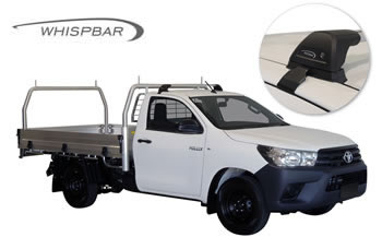 Yakima Whispbar roof racks Toyota Hilux